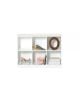 Oliver Furniture - Etagère 3x2 horizontale avec support, à suspendre