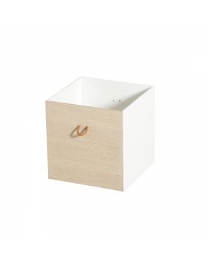 Oliver Furniture - Boîtes de rangement - Blanc/Chêne - Lot de 3 pièces