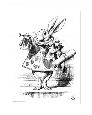 ALIBABETTE - Coloriage The White Rabbit