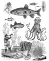 ALIBABETTE - Coloriage Submarine