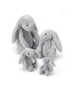 Jelly cat - Lapin Bashful - Argent - Small