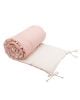 JACK N'A QU'UN OEIL - Cot Bumper - Peach/ Pink