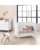 Oliver Furniture - Baby Cot - Mini+ 68x122/162cm - Oak