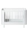 Oliver Furniture - Lit Bébé évolutif Mini+ 68x122/162 cm - Blanc