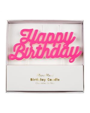 Meri Meri - Bougie Happy Birthday