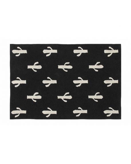 LORENA CANALS - Tapis Cactus Black & White - 140 x 200 cm
