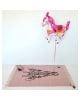 VARANASSI - Giraffe Gypsy Rug - Pink