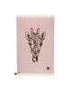 VARANASSI - Tapis Girafe Gypsy - Rose