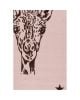 VARANASSI - Tapis Girafe Gypsy - Rose