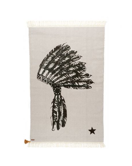 VARANASSI - Tapis Indian Cap Gypsy - Gris