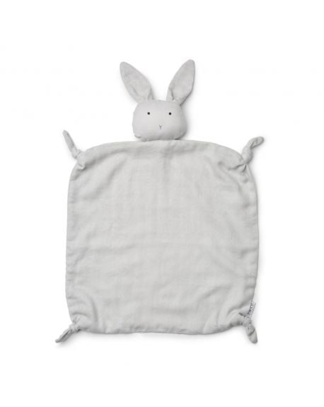 Liewood - Doudou Lapin Agnete en coton organique - Gris