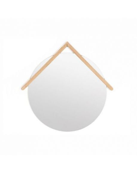 Harto - Miroir Lubin en Chêne Ø 55 cm