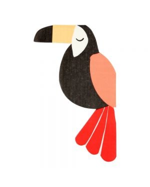 Meri Meri - Serviettes Toucan - Set de 20