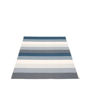 PAPPELINA - Tapis design en plastique Molly Ocean Grey 140 x 200 cm