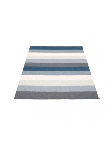 PAPPELINA - Tapis design en plastique Molly Ocean Grey 140 x 200 cm