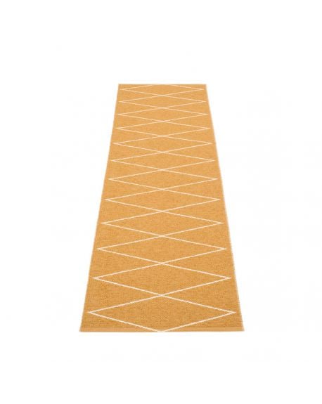 PAPPELINA - Tapis design en plastique Max Moutarde - 5 tailles disponibles