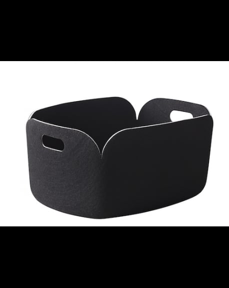 MUUTO-RESTORE-PANIER DE RANGEMENT DESIGN-Noir