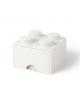 LEGO - BOITE DE RANGEMENT TIROIR - 4 plots / Blanche