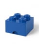 LEGO - BOITE DE RANGEMENT TIROIR - 4 plots / BLEU