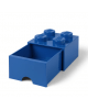 LEGO - BOITE DE RANGEMENT TIROIR - 4 plots / BLEU