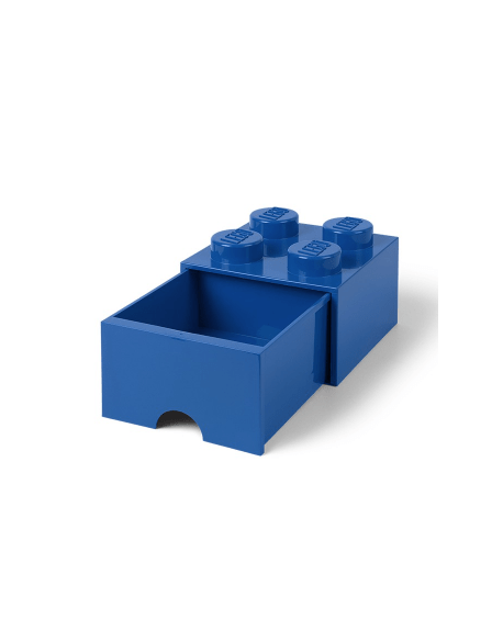 LEGO - BOITE DE RANGEMENT TIROIR - 4 plots / BLEU