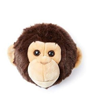WILD & SOFT - Trophée en peluche - Tête de Singe - Joe