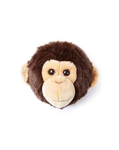 WILD & SOFT - Trophée en peluche - Singe - Joe