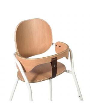 CHARLIE CRANE - Baby Set en Hêtre pour chaise TIBU Blanche