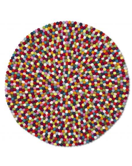 HAY - PINOCCHIO MULTICOLORE - Round rug for kids (and more) 2 dimensions