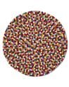 HAY - PINOCCHIO MULTICOLORE - Tapis design rond en laine pour enfants 2 dimensions
