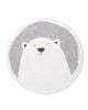 MUSKHANE-TAPIS ROND EN FEUTRE - PASU GRIZZLY- GRIS