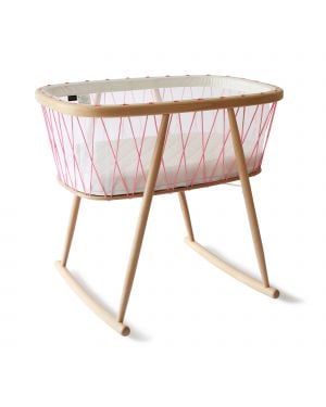 CHARLIE CRANE - Berceau KUMI Mesh - Rose