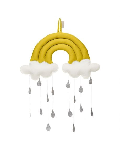 CAM CAM COPENHAGEN - Music Mobile Rainbow - Mustard -