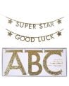 Meri Meri - Own Letter Garland kit - Glitter Gold