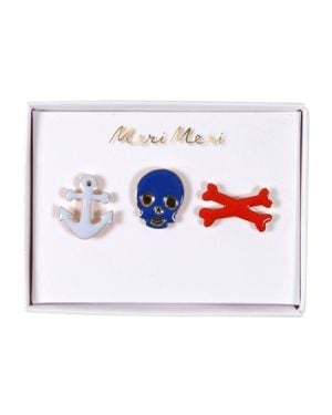 Meri meri - Broches Pirates - x 3