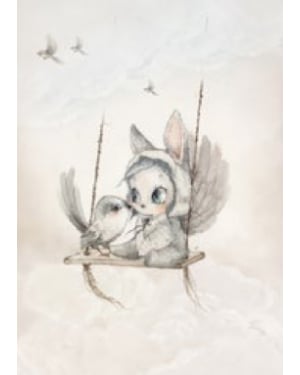 MRS. MIGHETTO - Affiche "Mini Bird Master" 50x70 cm