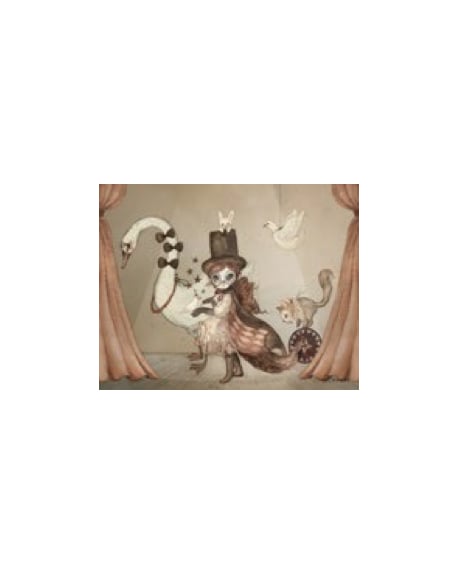 MRS. MIGHETTO - Affiche "Miss Lucy" 18x24 cm