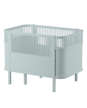 SEBRA - Baby and junior bed 0-7 years old - mist green
