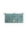 Nobodinoz - Organisateur de berceau Merlin - Gold Confetti/ Magic Green