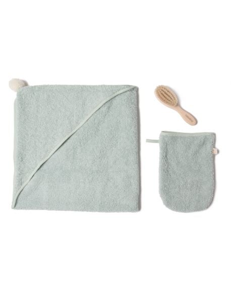 Nobodinoz - So Cute baby bath set - Green