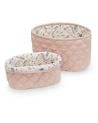 CAM CAM COPENHAGEN - Quilted Storage Basket - Set of two - Blossom Pink