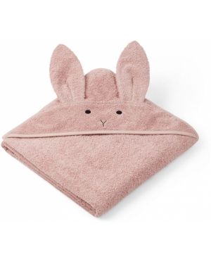 Liewood - Augusta Hooded Towel Rabbit - Pink