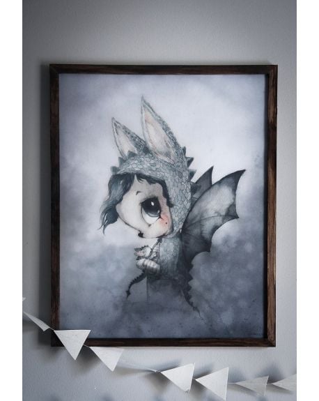 MRS. MIGHETTO - Affiche "Mr Edward" 40x50 cm