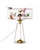 MATHIEU CHALLIERES Adjustable Large Drum Birdbage Lamp