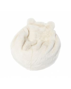 WILD & SOFT - Pouf Ours Polaire - Basile