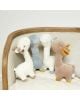 Elva Senses - Teddy Helge The Giraffe - Blue & Mustard