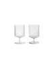 FERM LIVING - Verres à vin Ripple - Pack de 2