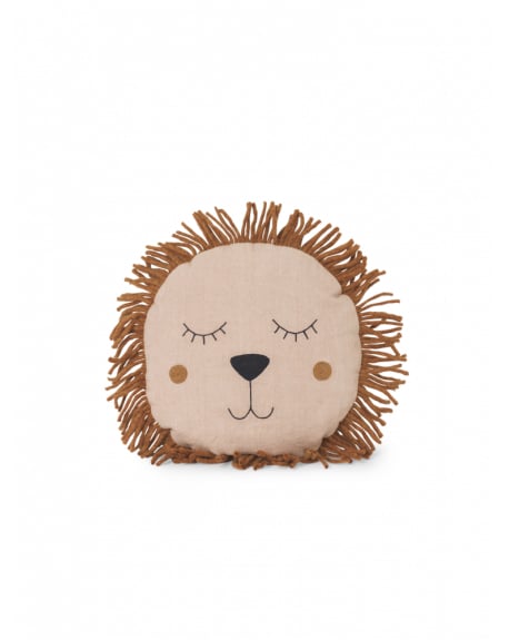FERM LIVING - Coussin Safari Lion - Rose