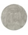 PILEPOIL - ROUND RUG IN FAKE FUR - Light grey Circle