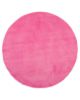 PILEPOIL - ROUND RUG IN FAKE FUR - Pink Circle